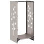 Leñero 40x30x80 cm acero corten de , Bolsas y soportes de leña - Ref: Foro24-864224, Precio: 55,43 €, Descuento: %