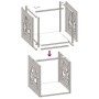 Leñero antracita 40x40x40 cm Acero laminado en frío de , Bolsas y soportes de leña - Ref: Foro24-864251, Precio: 45,96 €, Des...