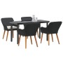 Conjunto de Comedor de Jardín 5 pcs Negro ratán sintético en Mesas de jardín | Comprar online en Foru.es