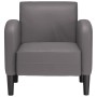 Sillón con reposabrazos gris 54 cm cuero sintética de , Sillones - Ref: Foro24-4100531, Precio: 115,11 €, Descuento: %