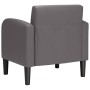 Sillón con reposabrazos gris 54 cm cuero sintética de , Sillones - Ref: Foro24-4100531, Precio: 115,11 €, Descuento: %
