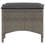 Set comedor de jardín 3 piezas con cojines ratán sintético gris de , Conjuntos de jardín - Ref: Foro24-4104136, Precio: 170,0...
