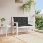 Cojín de banco de jardín tela Oxford negro 100x(50+50)x7 cm de , Cojines para sillas y sofás - Ref: Foro24-314999, Precio: 47...