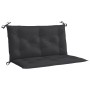 Cojín de banco de jardín tela Oxford negro 100x(50+50)x7 cm de , Cojines para sillas y sofás - Ref: Foro24-314999, Precio: 47...