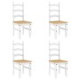 Juego de comedor Panama 5 pzas madera maciza de pino blanco de , muebles para cocinas y comedores - Ref: Foro24-3345211, Prec...