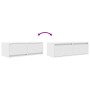 Muebles de TV 2 uds Blanco 80x31x25,5 cm Madera de ingeniería de , Muebles TV - Ref: Foro24-861509, Precio: 99,27 €, Descuent...