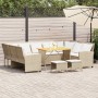 Juego de sofás jardín con cojines 4 pzas ratán sintético beige de , Conjuntos de jardín - Ref: Foro24-3365340, Precio: 733,33...