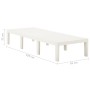 Tumbona de plástico blanco de vidaXL, Tumbonas - Ref: Foro24-315826, Precio: 131,44 €, Descuento: %