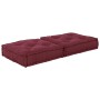 Puf modular tela granate 70x70x36 de , Cojines para sillas y sofás - Ref: Foro24-4019031, Precio: 119,41 €, Descuento: %