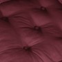 Puf modular tela granate 70x70x36 de , Cojines para sillas y sofás - Ref: Foro24-4019031, Precio: 119,41 €, Descuento: %