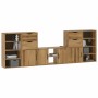 Muebles de TV 5 uds. con almacenaje "ODDA" madera maciza pino de , Muebles TV - Ref: Foro24-3365368, Precio: 268,77 €, Descue...