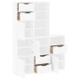 Armarios auxiliares 5 uds "ODDA" blanco 40x24x79 cm madera pino de , Aparadores - Ref: Foro24-3365363, Precio: 283,15 €, Desc...