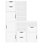 Armarios auxiliares 5 uds "ODDA" blanco 40x24x79 cm madera pino de , Aparadores - Ref: Foro24-3365363, Precio: 283,15 €, Desc...