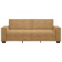 Sofá de 3 plazas terciopelo marrón 180 cm de , Sofás - Ref: Foro24-4105037, Precio: 259,88 €, Descuento: %
