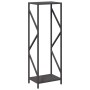 Leñero negro 34x25x100 cm Acero laminado en frío de , Bolsas y soportes de leña - Ref: Foro24-864323, Precio: 52,70 €, Descue...