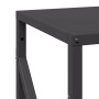 Leñero negro 34x25x100 cm Acero laminado en frío de , Bolsas y soportes de leña - Ref: Foro24-864323, Precio: 52,70 €, Descue...