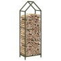 Leñero verde oliva 40x25x120 cm Acero laminado en frío de , Bolsas y soportes de leña - Ref: Foro24-864302, Precio: 51,22 €, ...