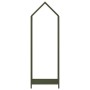 Leñero verde oliva 40x25x120 cm Acero laminado en frío de , Bolsas y soportes de leña - Ref: Foro24-864302, Precio: 51,22 €, ...