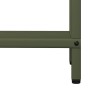 Leñero verde oliva 40x25x120 cm Acero laminado en frío de , Bolsas y soportes de leña - Ref: Foro24-864302, Precio: 51,22 €, ...