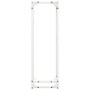Leñero blanco 25x25x80 cm Acero laminado en frío de , Bolsas y soportes de leña - Ref: Foro24-864264, Precio: 44,01 €, Descue...