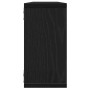 Estantes cúbicos de pared 4 uds roble negro 100x15x30 cm de , Estantes y estanterías - Ref: Foro24-862059, Precio: 65,64 €, D...