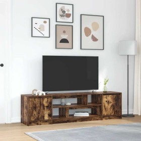 Mueble de TV de roble ahumado 188,5x41x50 cm Madera ingeniería de , Muebles TV - Ref: Foro24-3328421, Precio: 138,13 €, Descu...