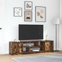 Mueble de TV de roble ahumado 188,5x41x50 cm Madera ingeniería de , Muebles TV - Ref: Foro24-3328421, Precio: 138,13 €, Descu...