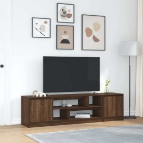 Mueble de TV roble marrón 188,5x41x50 cm madera de ingeniería de , Muebles TV - Ref: Foro24-3328423, Precio: 158,53 €, Descue...