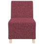 Sillón de tela color rojo vino 55 cm de , Sofás - Ref: Foro24-4108471, Precio: 121,97 €, Descuento: %