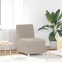 Sillón de sofá gris claro 55 cm tejido imitación lana rizada de , Sofás - Ref: Foro24-4108503, Precio: 126,84 €, Descuento: %
