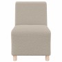 Sillón de sofá gris claro 55 cm tejido imitación lana rizada de , Sofás - Ref: Foro24-4108503, Precio: 126,84 €, Descuento: %