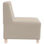 Sillón de sofá gris claro 55 cm tejido imitación lana rizada de , Sofás - Ref: Foro24-4108503, Precio: 126,84 €, Descuento: %