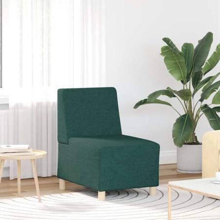 Sillón Sofá Tela Verde Oscuro 55 cm de , Sofás - Ref: Foro24-4108473, Precio: 121,97 €, Descuento: %