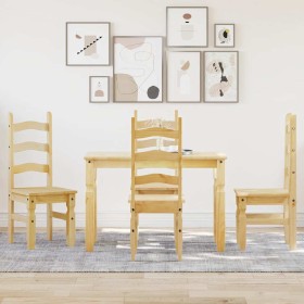 Juego de comedor Panama 5 pzas madera maciza de pino de , muebles para cocinas y comedores - Ref: Foro24-3345197, Precio: 406...