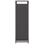 Leñero negro 60x28x90 cm Acero laminado en frío de , Bolsas y soportes de leña - Ref: Foro24-864211, Precio: 60,49 €, Descuen...