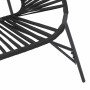 Silla de jardín con forma de huevo de ratán sintético negro de , Sillas de jardín - Ref: Foro24-4009287, Precio: 83,24 €, Des...