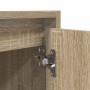Mesilla de noche de pared roble Sonoma 38x34x40 cm de , Mesitas de noche - Ref: Foro24-861233, Precio: 36,14 €, Descuento: %