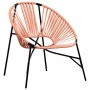 Silla de jardín con forma huevo ratán sintético naranja y negro de , Sillas de jardín - Ref: Foro24-4009291, Precio: 88,05 €,...