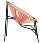Silla de jardín con forma huevo ratán sintético naranja y negro de , Sillas de jardín - Ref: Foro24-4009291, Precio: 88,05 €,...