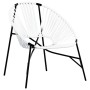 Juego de sillas de jardín 3 uds ratán sintético blanco y negro de , Sillas de jardín - Ref: Foro24-4009293, Precio: 169,92 €,...
