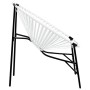 Juego de sillas de jardín 3 uds ratán sintético blanco y negro de , Sillas de jardín - Ref: Foro24-4009293, Precio: 169,92 €,...