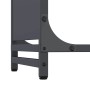 Leñero antracita 60x28x90 cm Acero laminado en frío de , Bolsas y soportes de leña - Ref: Foro24-864213, Precio: 62,09 €, Des...