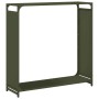 Leñero verde oliva 90x28x90 cm Acero laminado en frío de , Bolsas y soportes de leña - Ref: Foro24-864218, Precio: 65,30 €, D...