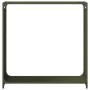 Leñero verde oliva 90x28x90 cm Acero laminado en frío de , Bolsas y soportes de leña - Ref: Foro24-864218, Precio: 65,30 €, D...