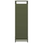 Leñero verde oliva 90x28x90 cm Acero laminado en frío de , Bolsas y soportes de leña - Ref: Foro24-864218, Precio: 65,30 €, D...