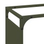 Leñero verde oliva 90x28x90 cm Acero laminado en frío de , Bolsas y soportes de leña - Ref: Foro24-864218, Precio: 65,30 €, D...