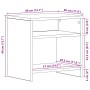 Mesilla de noche roble negro 40x30x40 cm madera de ingeniería de , Mesitas de noche - Ref: Foro24-862363, Precio: 29,68 €, De...