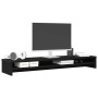 Soporte para monitor de madera de roble negro 100x24x13 cm de , Muebles TV - Ref: Foro24-862419, Precio: 36,72 €, Descuento: %