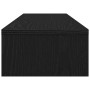 Soporte para monitor de madera de roble negro 100x24x13 cm de , Muebles TV - Ref: Foro24-862419, Precio: 36,72 €, Descuento: %