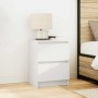 Mueble de TV de madera de ingeniería blanco 40x35x54 cm de , Muebles TV - Ref: Foro24-861769, Precio: 49,74 €, Descuento: %